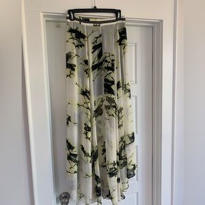 Fun Semi-Sheer Floral Religion Skirt
